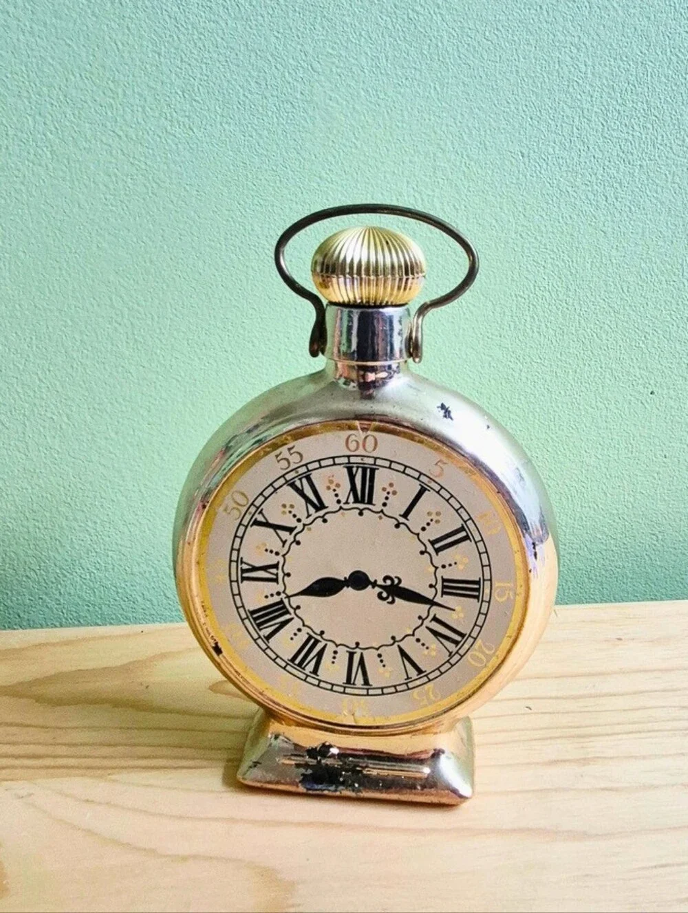 Vintage Avon Daylight Shaving Time Pocket Watch Decanter with Original Box